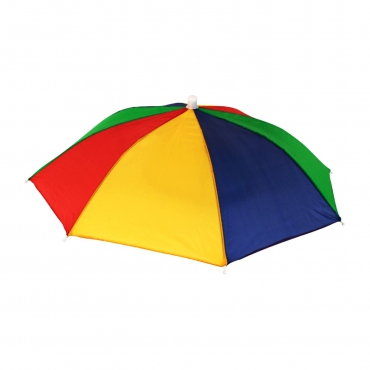 Umbrella hat.