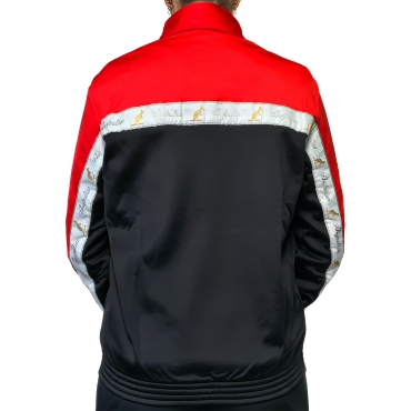 Australian duo jacket bright red black bies