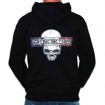 Frenchcore Blue White Red Hooded Zip