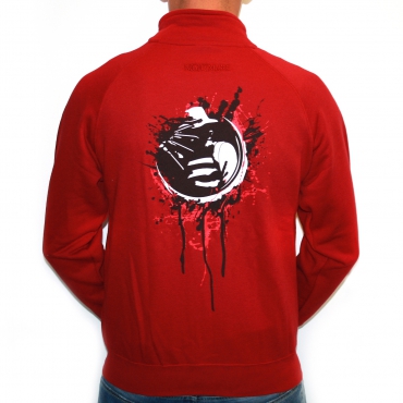 Red Nightmare jacket with zipper