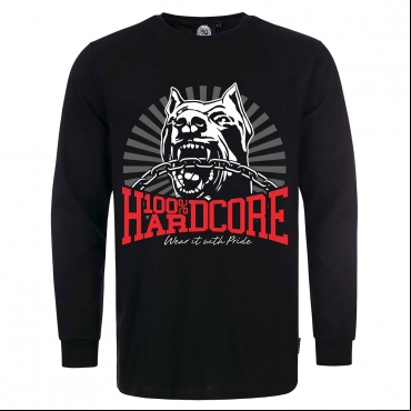 100% Hardcore T Shirt longsleeve dog