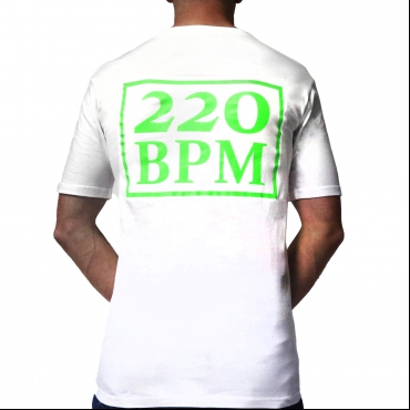 Rotterdam 220 BPM t-shirt - white
