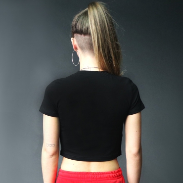 Offensive Rage lady crop top