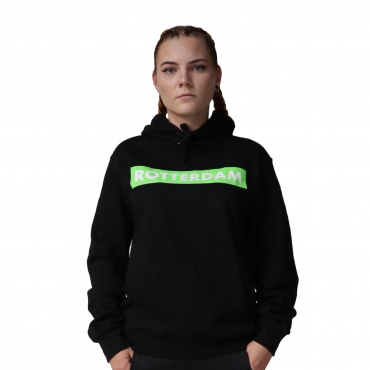 Black Rotterdam 220 BPM hooded sweater