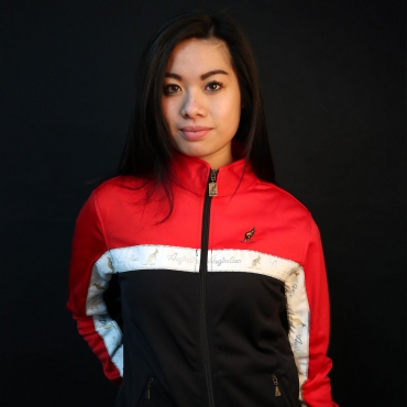 Australian duo jacket bright red black bies