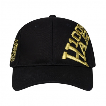 100% Hardcore Cap Essential Black & Gold