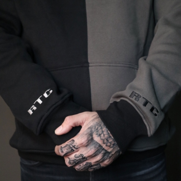 RTC Duo Grey Black Hoodie