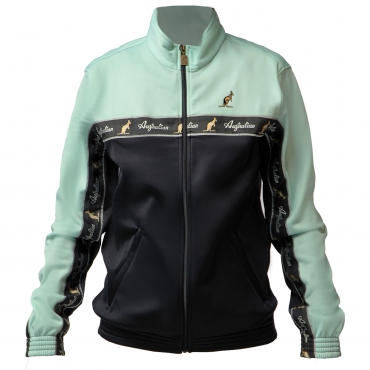 Australian Duo Jacket Black & Gossamer Green