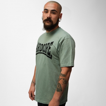 Hardcore logo t-shirt sage