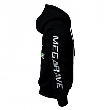 Megarave Hoodie - Green Logo