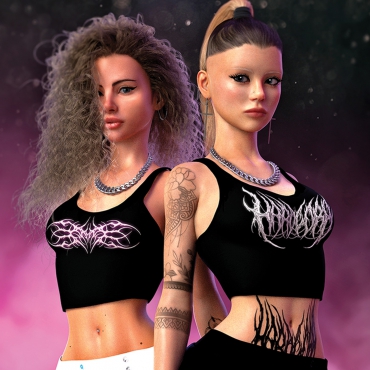 Heart Tribal Sport Top