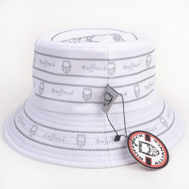 Ruffneck Bucket Hat White