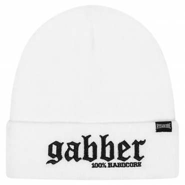 100% Hardcore Beanie Gabber White
