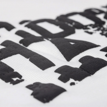 100% Hardcore T-shirt Essential Broken Logo White