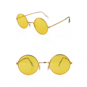 Gabberbrilletje GEEL Glas