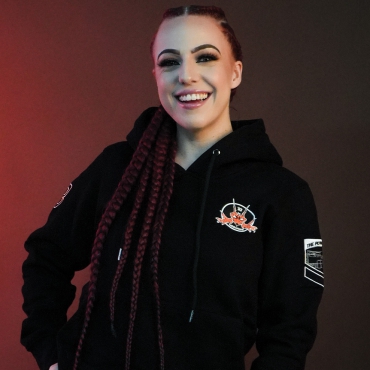 Megarave Hoodie 2025, Orange logo