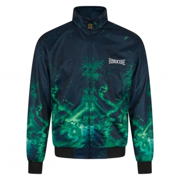 100% Hardcore Training Jacket - Green Flame