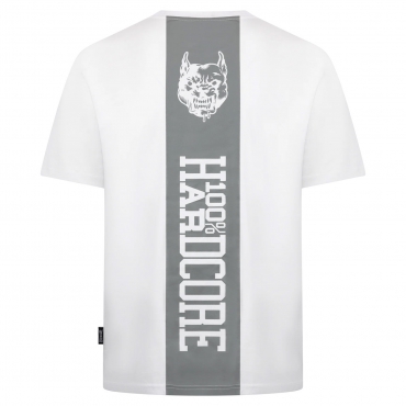 100% Hardcore T-shirt Negative White