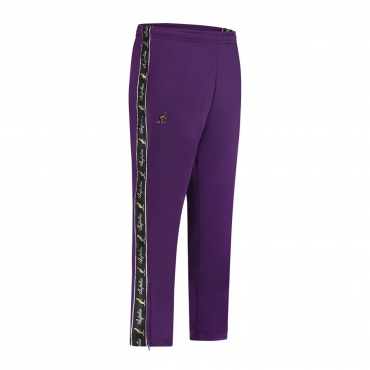 Australian Slim Fit Pants Acetate With Black Trim - Violet Purple