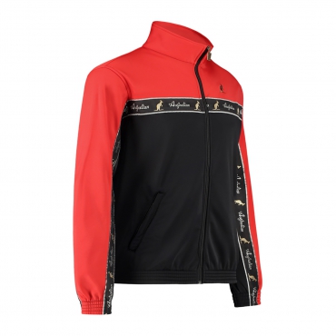 Australian Duo Jacket With Black Trim - Black/Red