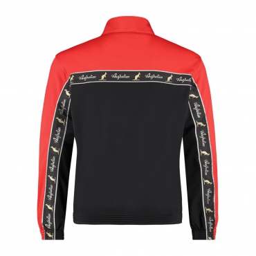 Australian Duo Jacket With Black Trim - Black/Red