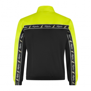 Australian Duo Jacket With Black Trim - Black/ Sulphure Spring