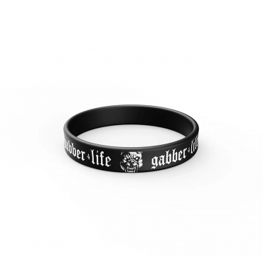 100% Hardcore Silicone Bracelet – Black