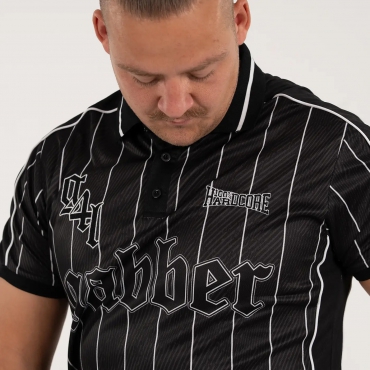 100% Hardcore Striped Soccershirt