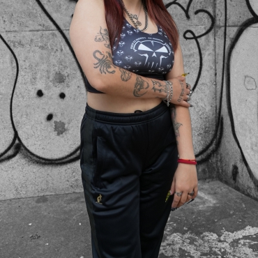 Black Australian Pants with Shadow Banda – 2 Zippers 3.0