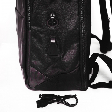 Patch Backpack Black