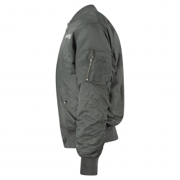 100% Hardcore Bomber Jacket Gabber Green