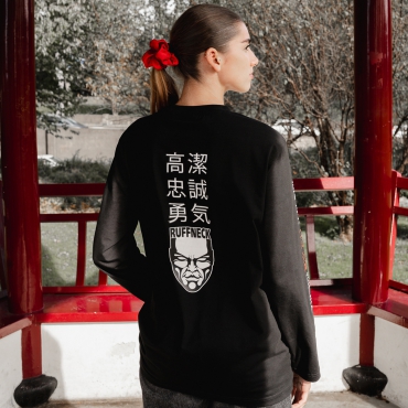 Ruffneck Kanji Black Long Sleeve – Limited Edition