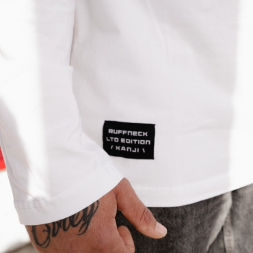Ruffneck Kanji White Long Sleeve – Limited Edition