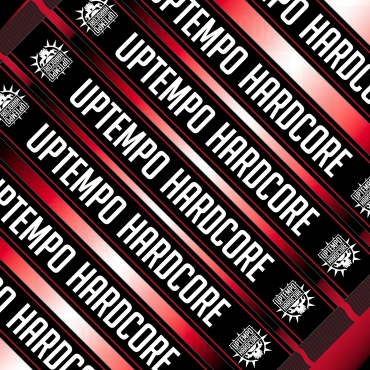 Uptempo Hardcore Scarf Red Black