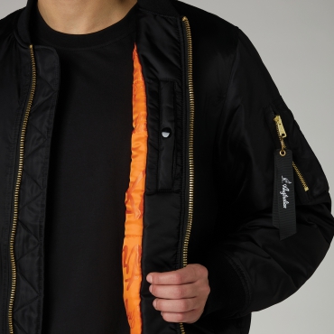 Australian Bomber Jacket Black/Gold