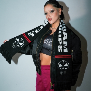 Rotterdam Terror Corps Scarf Duo Red Black