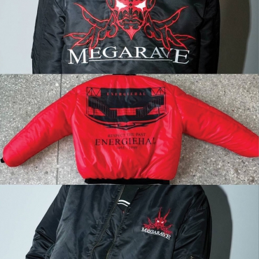 Megarave '99 Outline Bomber Jacket* Limited