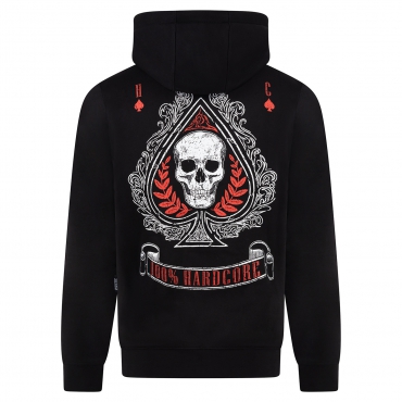 100% HC Hooded Zipper Ace of Spades