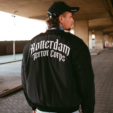 RTC REVERSIBLE BOMBER JACKET GREY / BLACK