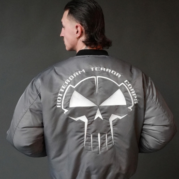 RTC REVERSIBLE BOMBER JACKET GREY / BLACK