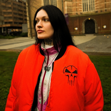PRE-ORDER RTC BLACK / ORANGE DOUBLE SIDED BOMBER
