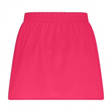 AUSTRALIAN WOMEN'S ACETATE SKIRT WITH BLACK TRIM - FUCHSIA PINK