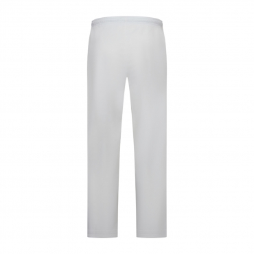 AUSTRALIAN CLASSIC-FIT TROUSERS WITH SHADOW PIPING – WHITE