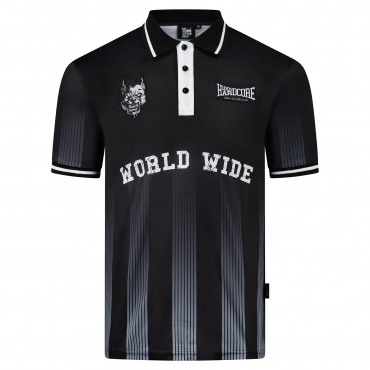The 100% Hardcore Worldwide football shirt
