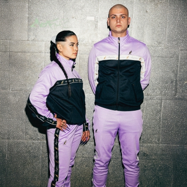 Australian Duo Jacket Lavender Black band