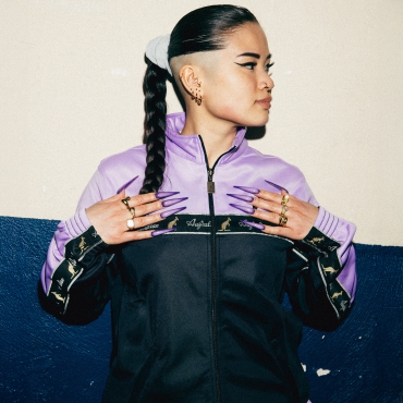 Australian Duo Jacket Lavender Black band