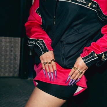 Australian Fuxia Skirt With Shorts