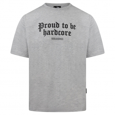 100% Hardcore T-shirt – Proud Grey