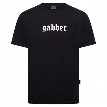 100% HC T-shirt GABBER Big Black