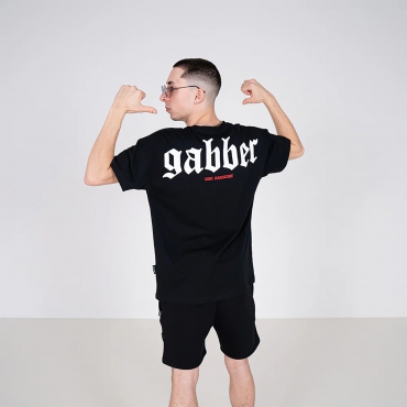 100% HC T-shirt GABBER Big Black
